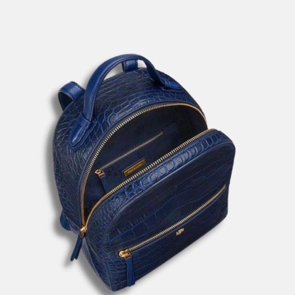 Tory Burch Croc - Embossed Mini Leather Backpack main image 6